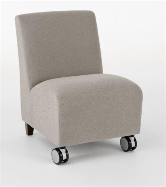 Siena Armless Guest Chair w/ Casters